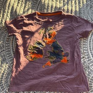 Boden Purple Tee with Orange Dog Design